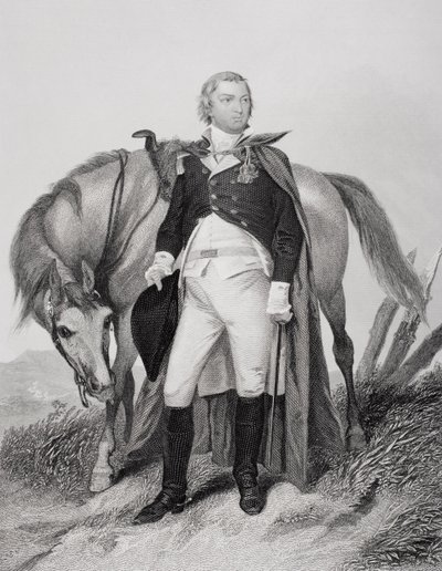 Porträt von Nathanael Greene (1742-86) von Alonzo Chappel